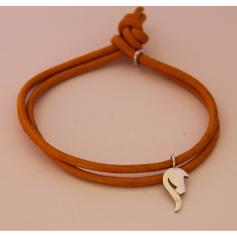 Náramek se stříbrným koníkem