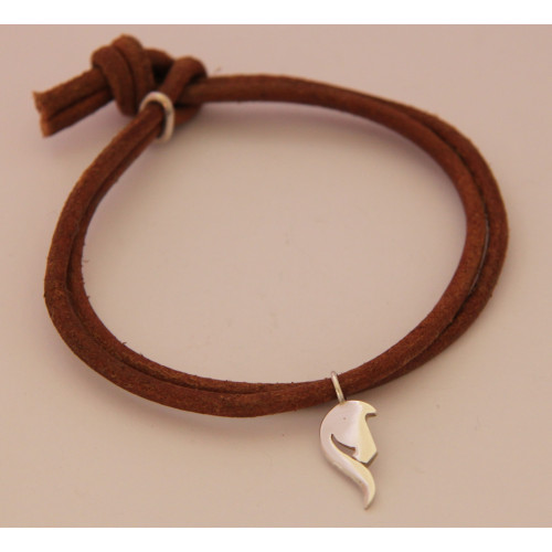 Náramek se stříbrným koníkem